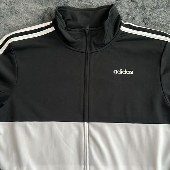 Adidas Color Block Tricot Jacket Boys Size Large 14/16 NWT - Picture 2 of 6